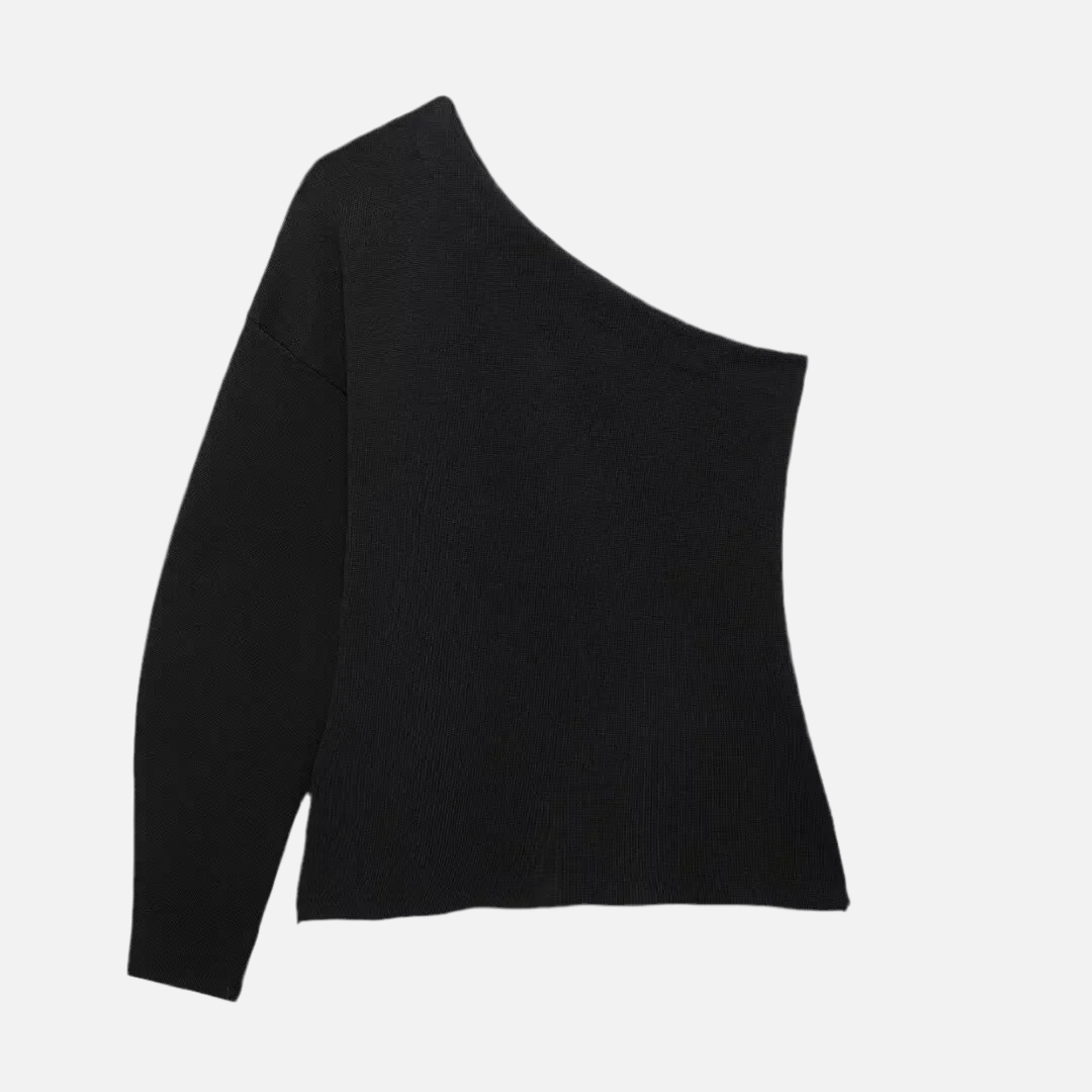 Blusa de Tricô Assimétrica Sienna