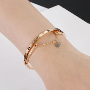 Bracelete Coração Romano