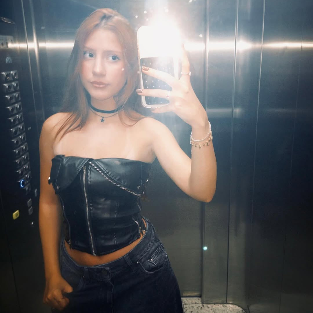 Corset Couro Lisa